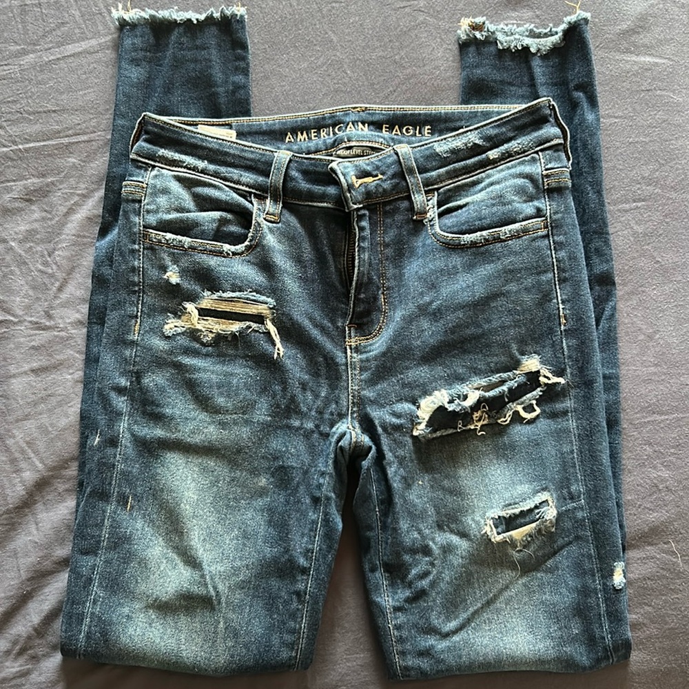 American Eagle Distressed Jeggings